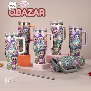 Copo Térmico Inox 1200ml Estampada Grande com Canudo Tampa Alça  Garrafa Mantem Quente e Gelada 1,2L em Oferta na Shopee