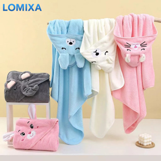Toalha de Banho com Capuz para Recém-Nascido Roupão Infantil Confortável em Oferta na Shopee