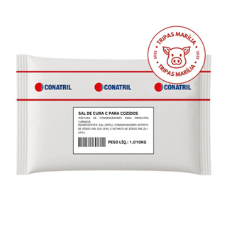 Sal De Cura Tipo 2 Para Embutidos E Cozidos (Cura Longa) Conatril 1Kg em Oferta na Shopee