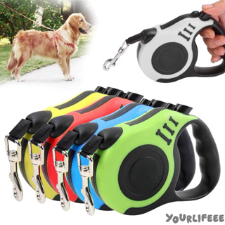 Coleira Guia Retrátil 5 Metros Pets Cachorro Cães Gatos Resistente Com Trava Até 11.33kg em Oferta na Shopee