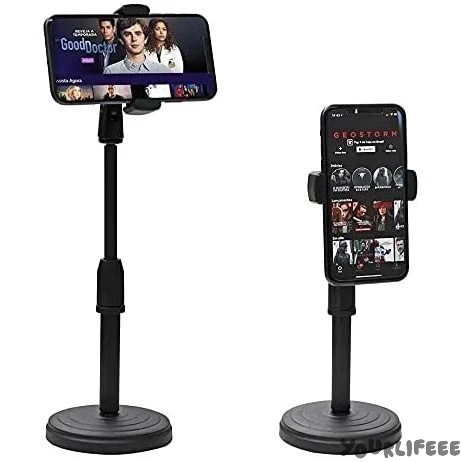 Suporte Tripé Para Mesa Celular Mini Pedestal Ajustável 360° em Oferta na Shopee
