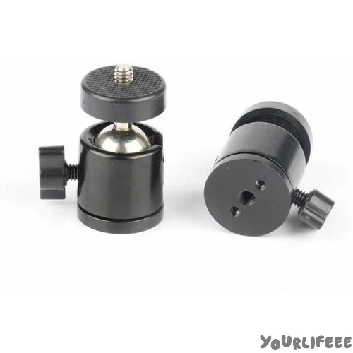 Cabeça De Tripé Mini Ball Head Rosca 1/4 Suporte