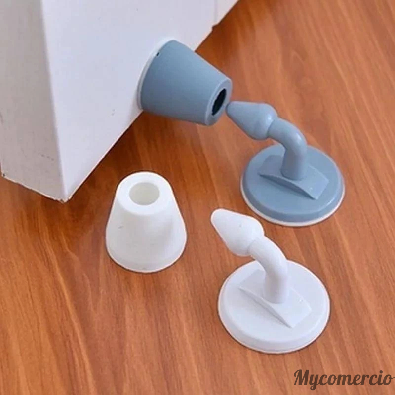 Trava de Porta Peso de Porta Batente Fixador Prendedor Adesivo Amortece Impacto Batedor Peso Segurador em Oferta na Shopee