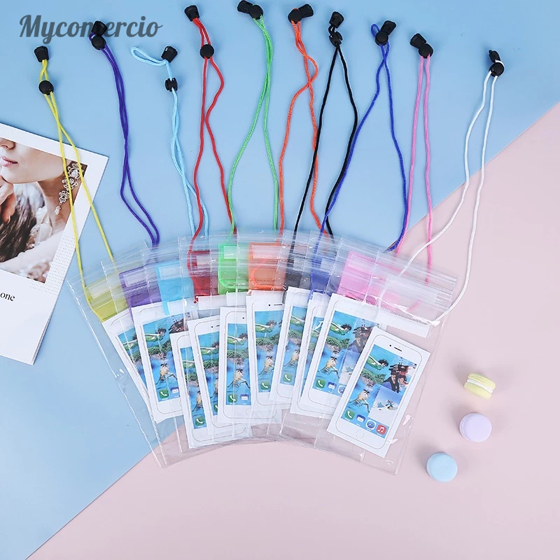 kit 2 Capinhas Capa De Celular À Prova D'água Proteção Impermeável Mergulhos Aquáticas Chuva em Oferta na Shopee