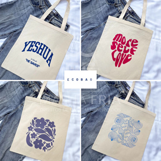 ecobag estampada, varios modelos bolsa em algodão cru em Oferta na Shopee