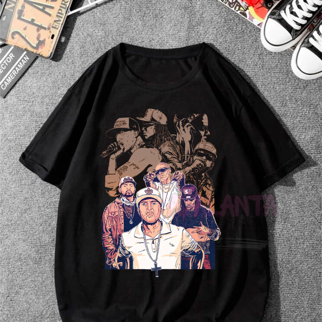 Camiseta Básica Grupo Racionais Hip-Hop Vintage Camisa 100% Algodão Streetwear Temos Plus Size Lançamento - Envio Rápido