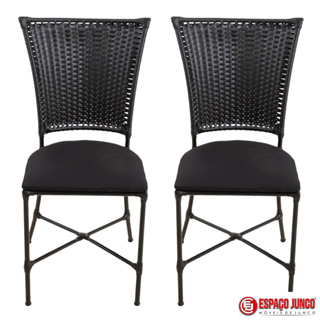 2 CADEIRAS CASA COZINHA MÓVEIS DE FIBRA SÍNTETICA AREA COPA em Oferta na Shopee