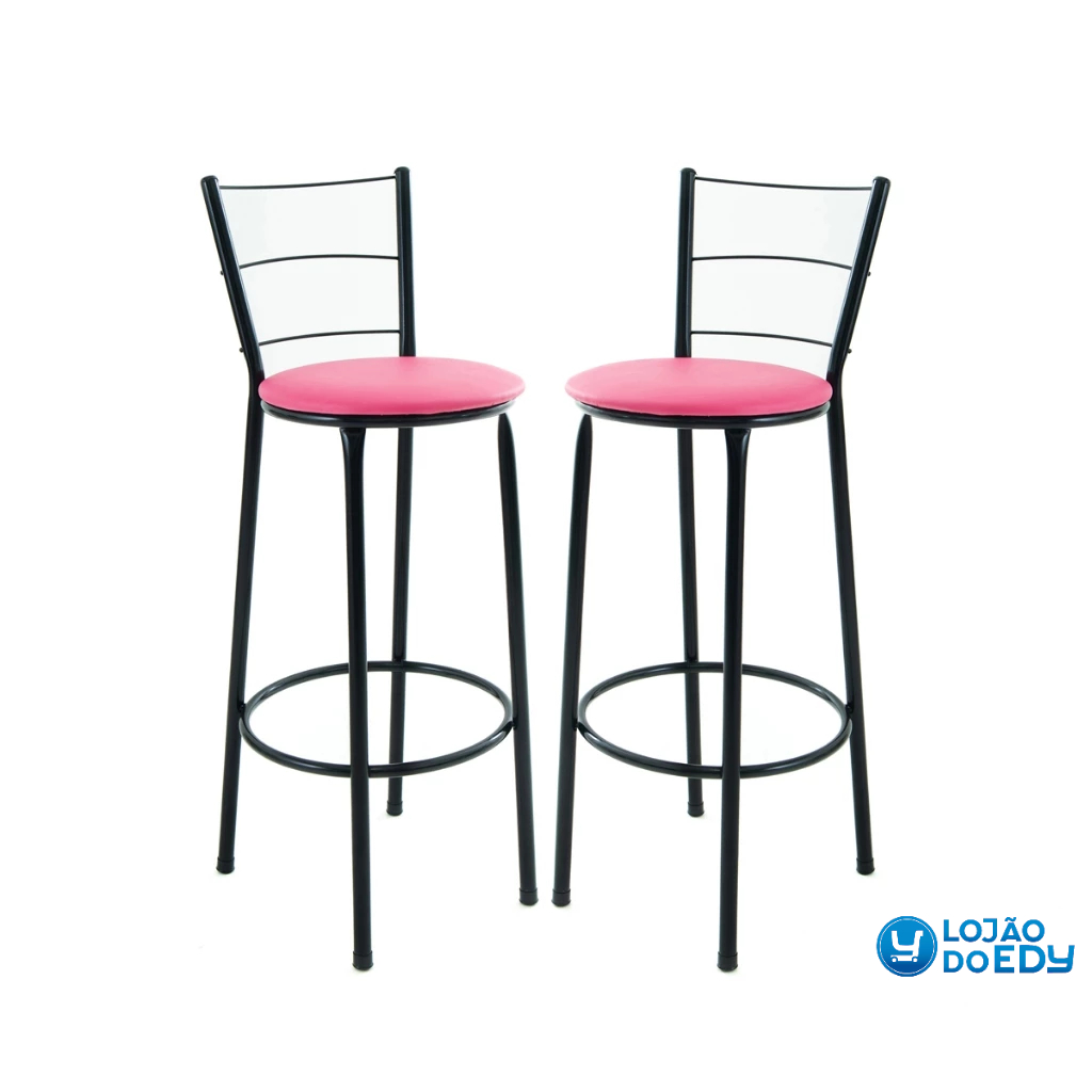 2 BANQUETAS ALTA 3 ARAME COZINHA BANCADA BALCÃO BARES em Oferta na Shopee