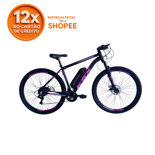 BICICLETA KSX MOTOR ELÉTRICA 350W 21V SHIMANO C/ PEDAL ASSISTIDO ARO 29 QUADRO ALUMÍNIO em Oferta na Shopee