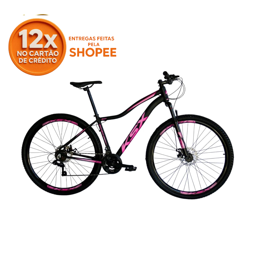 BICICLETA BIKE ARO 29 MTB ALUMÍNIO KSX 21V MARCHAS INDEX CABEAMENTO INTERNO FEMININA em Oferta na Shopee