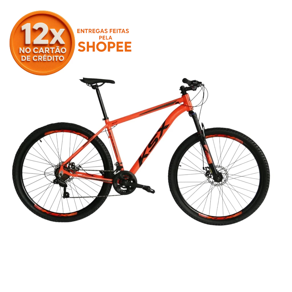 BICICLETA BIKE ARO 29 MTB ALUMÍNIO KSX 24V MARCHAS INDEX CABEAMENTO INTERNO UNISSEX em Oferta na Shopee