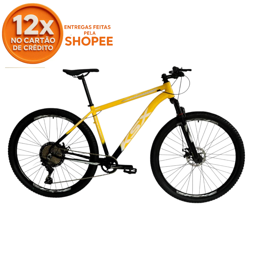 BICICLETA BIKE ARO 29 MTB ALUMÍNIO KSX 12V MARCHAS C/ K7 11x52 DENTES CABEAMENTO INTERNO UNISSEX em Oferta na Shopee