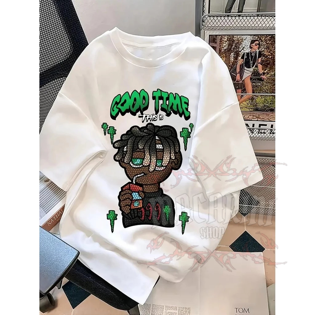 Camiseta Good Time Streetwear Camisa Unissex 100% Algodão Lançamento - Envio Rápido