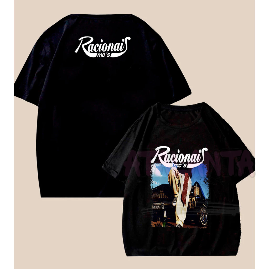 Camiseta Básica Grupo Racionais Hip-Hop Vintage Camisa 100% Algodão Streetwear Temos Plus Size Lançamento - Envio Rápido