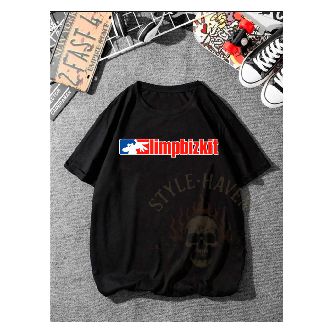 Camiseta Básica Rock  Limp Bizkit Camisa 100% Algodão Streetwear Temos Plus Size Lançamento - Envio Rápido
