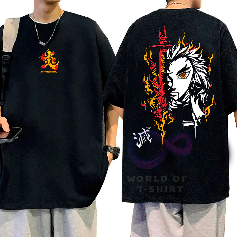 Camiseta Anime Demon Camisa Unissex 100% Algodão Lançamento - Envio Rápido em Oferta na Shopee