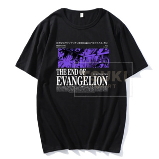 Camiseta Básica Anime Evangelion Camisa 100% Algodão Streetwear Temos Plus Size Lançamento em Oferta na Shopee