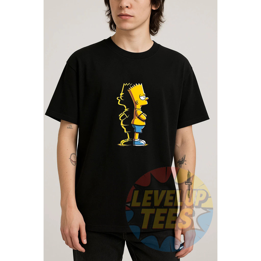 Camiseta Básica Bart Simpsons Camisa 100% Algodão Streetwear Temos Plus Size Lançamento - Envio Rápido