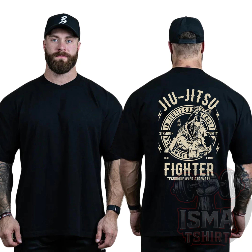 Camiseta Básica Artes Marciais Jiu Jitso Camisa 100% Algodão Streetwear Temos Plus Size Lançamento - Envio Rápido