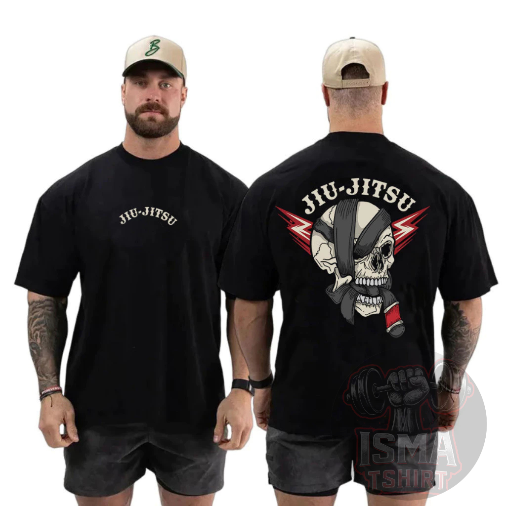 Camiseta Jiu Jitsu Básica Camisa 100% Algodão Streetwear Temos Plus Size Lançamento - Envio Rápido