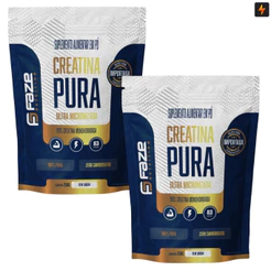 Kit 2x Creatina Pura 250g Laudo Aprovado - Faze Nutrition