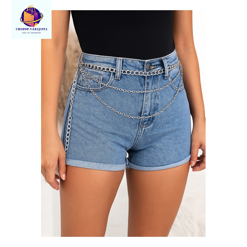 Cinto duas corrente Feminino em Oferta na Shopee