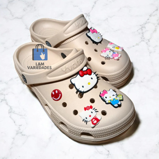 Babuche Sandália Feminina Macia Antiderrapante Unissex Acessórios Pins Decoração Com Estilo em Oferta na Shopee