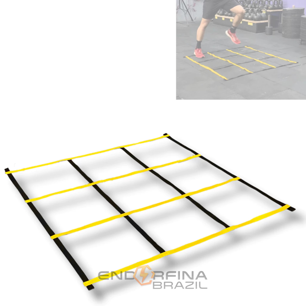 Escada de Agilidade Funcional QUADRADA Circuito Treinamento em Oferta na Shopee