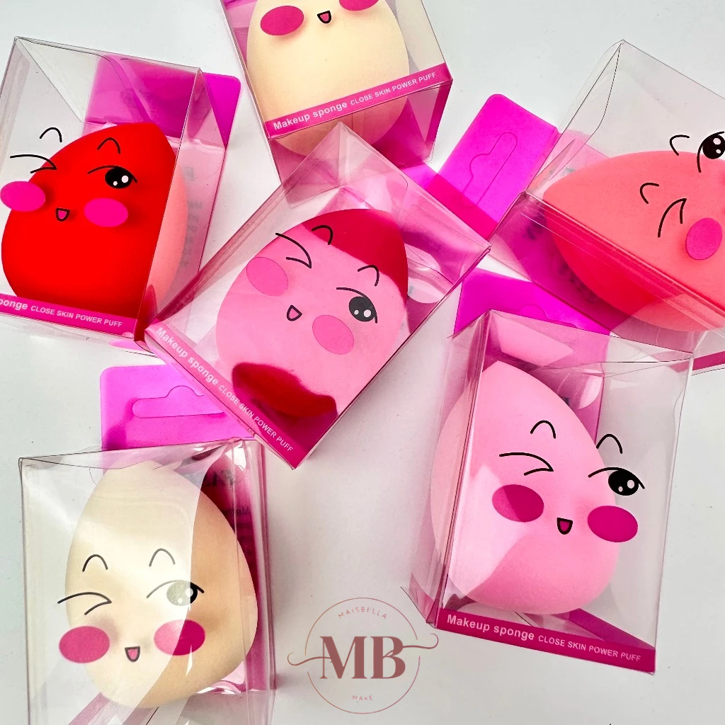 KIT 1/3/6/12 PCS Esponjas Gota Para rosto e Maquiagem Base E Corretivo