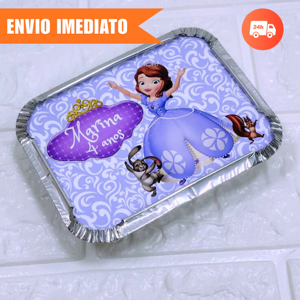 Marmitas Personalizadas PRINCESA SOFIA l Marmitinhas Personalizadas l Lembrancinhas l Festa Infantil