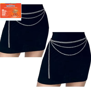 Cinto modinha 2 correntinha em Oferta na Shopee