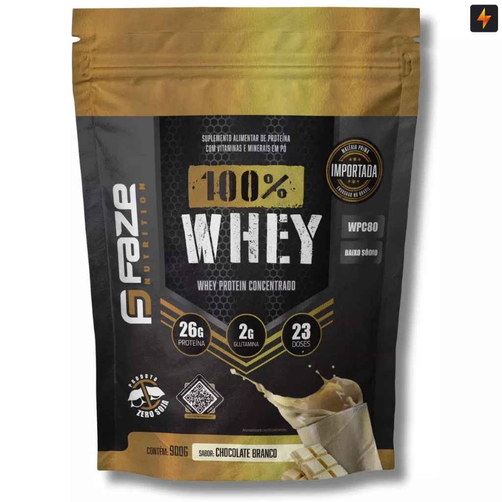 Whey Protein 100% Concentrado 900g Faze Nutrition
