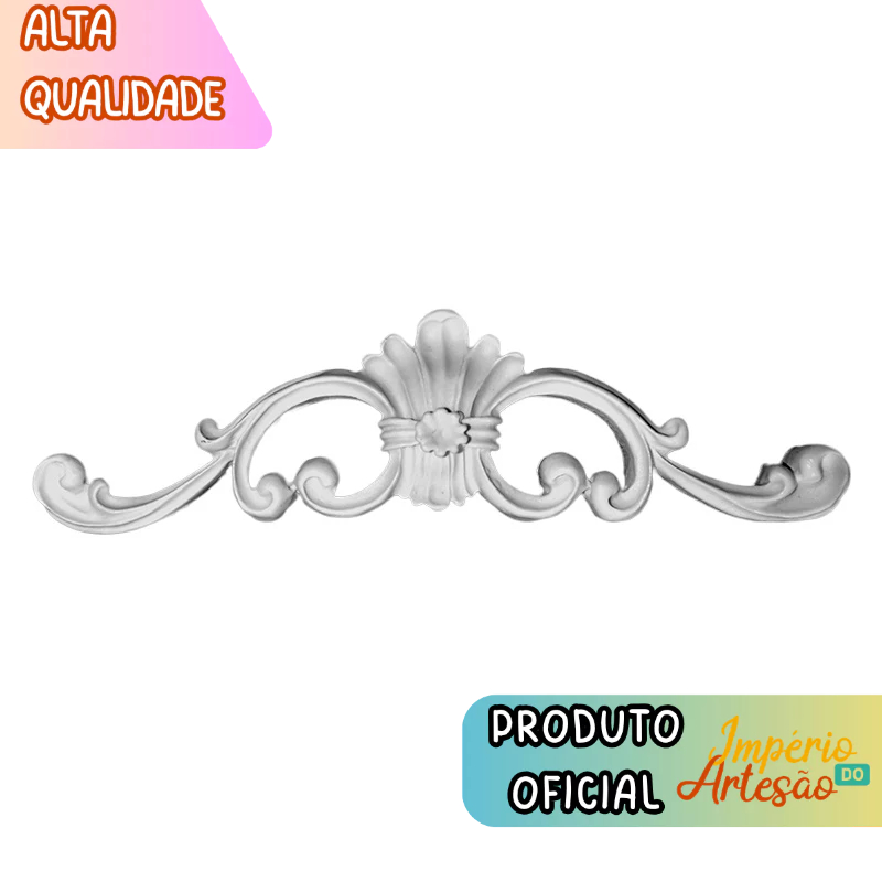 3 Peças Aplique Arabesco Colonial Real Provençal em Resina Para Caixa Quadro Móveis Moldura Decoração Artesanato