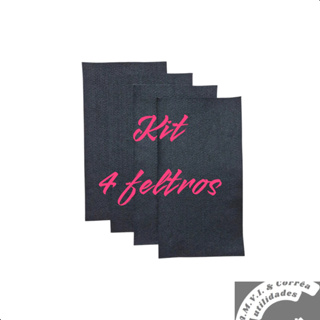 Kit 4 Feltros Placas Auto Adesivas P/ Pé De Cadeira E Moveis em Oferta na Shopee