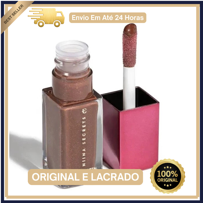 Gloss Crystal Cream Niina Secrets Lançamento ONIX E TURMALINA - 7mL
