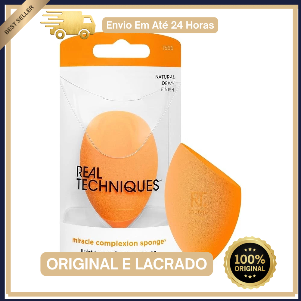 Miracle Complexion Sponge Real Techniques Esponja: Onde Comprar | BuscaProdutos