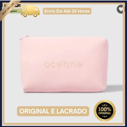 Nécessaire Rosa Daily Makeup Lançamento Perfeita - Oceane