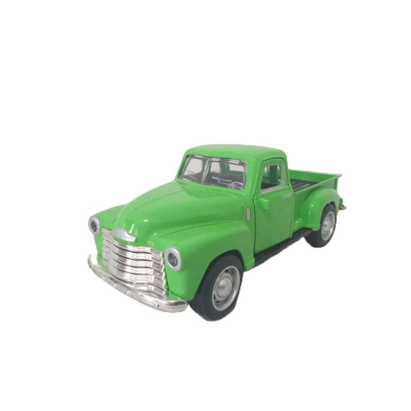 miniatura caminhonete antiga  abre portas escala 1/32 verde