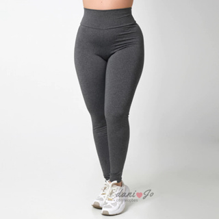 Calça Legging Cintura Alta Básica Zero Transparência Feminina Treino Academia Dia a Dia em Oferta na Shopee