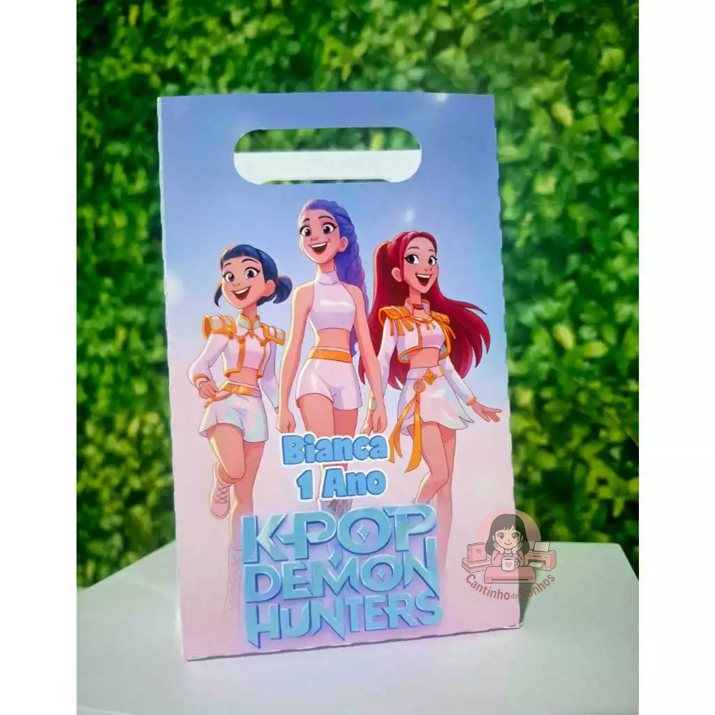 Sacolinha Surpresa P Guerreiras K-pop | PEGUE E MONTE - Lembrancinhas personalizadas | Festa Infantil.