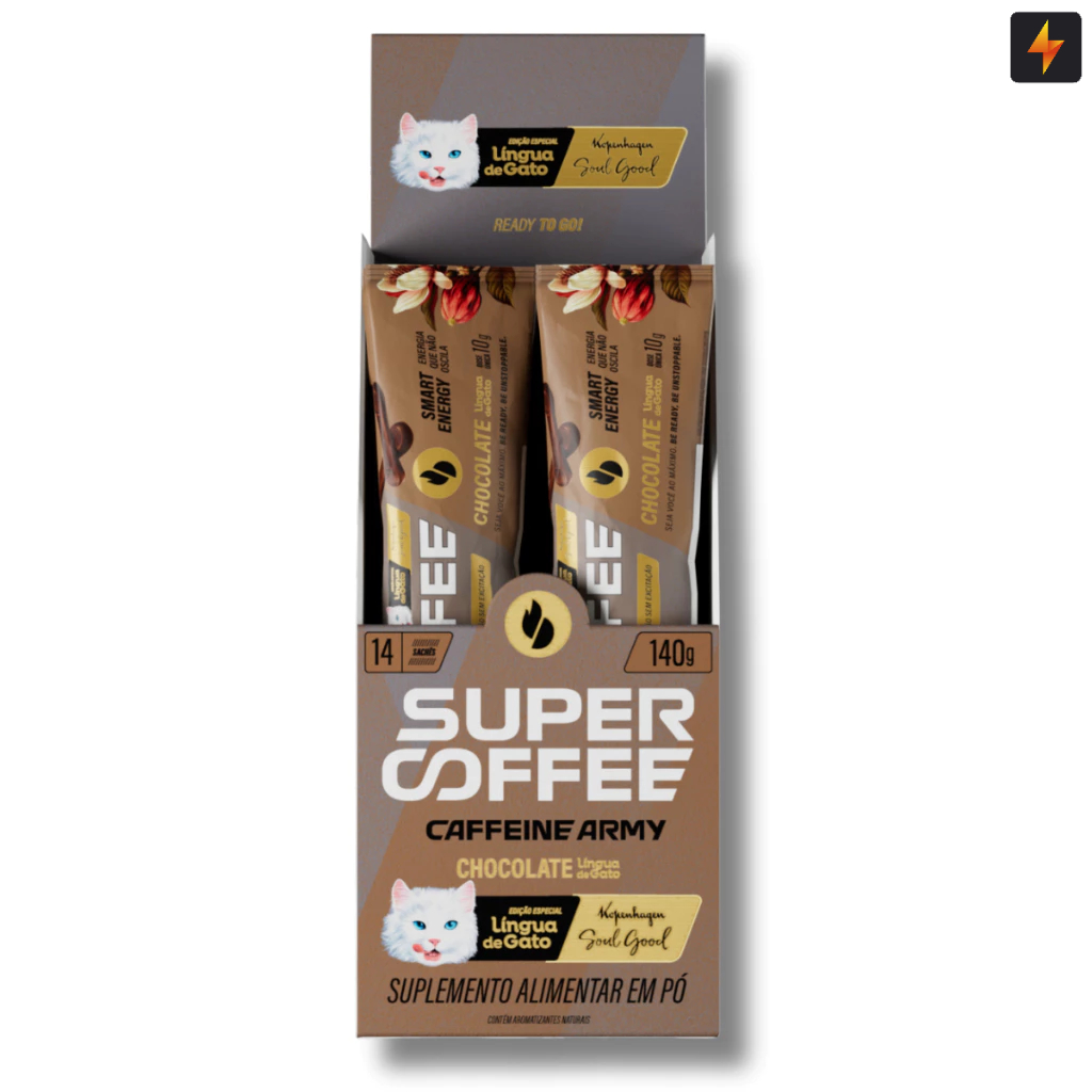 SuperCoffee 14 Sachês 10g Caffeine Army