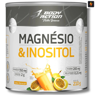 Magnésio e Inositol 210g Melatonina 0,21mg Body Action - Original em Oferta na Shopee