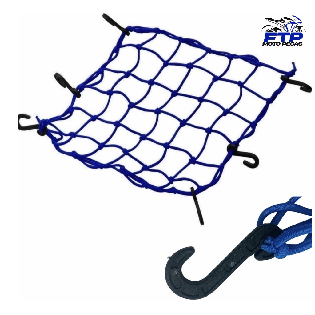 REDE ELASTICA CAPACETE AZUL ROYAL 35X35