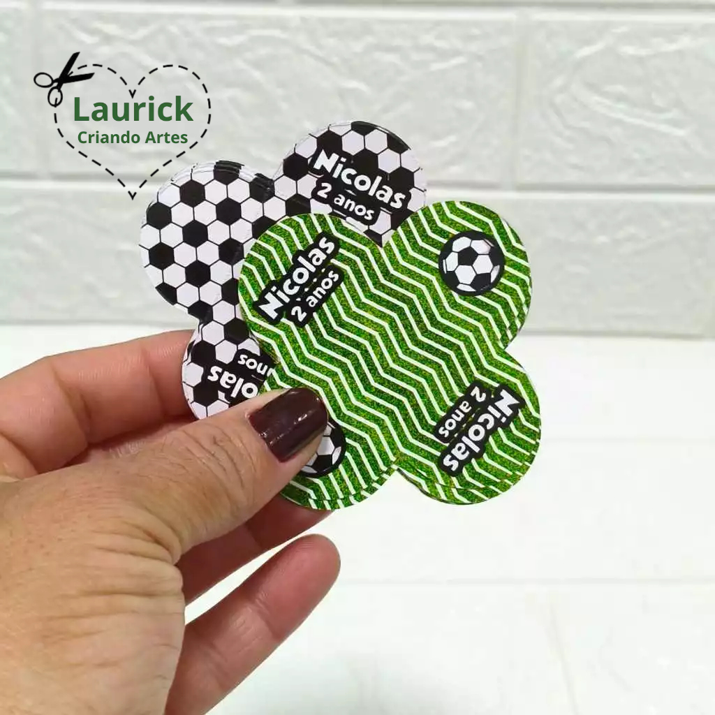 Forminhas para Brigadeiro Doces Festa Aniversário Personalizada Futebol