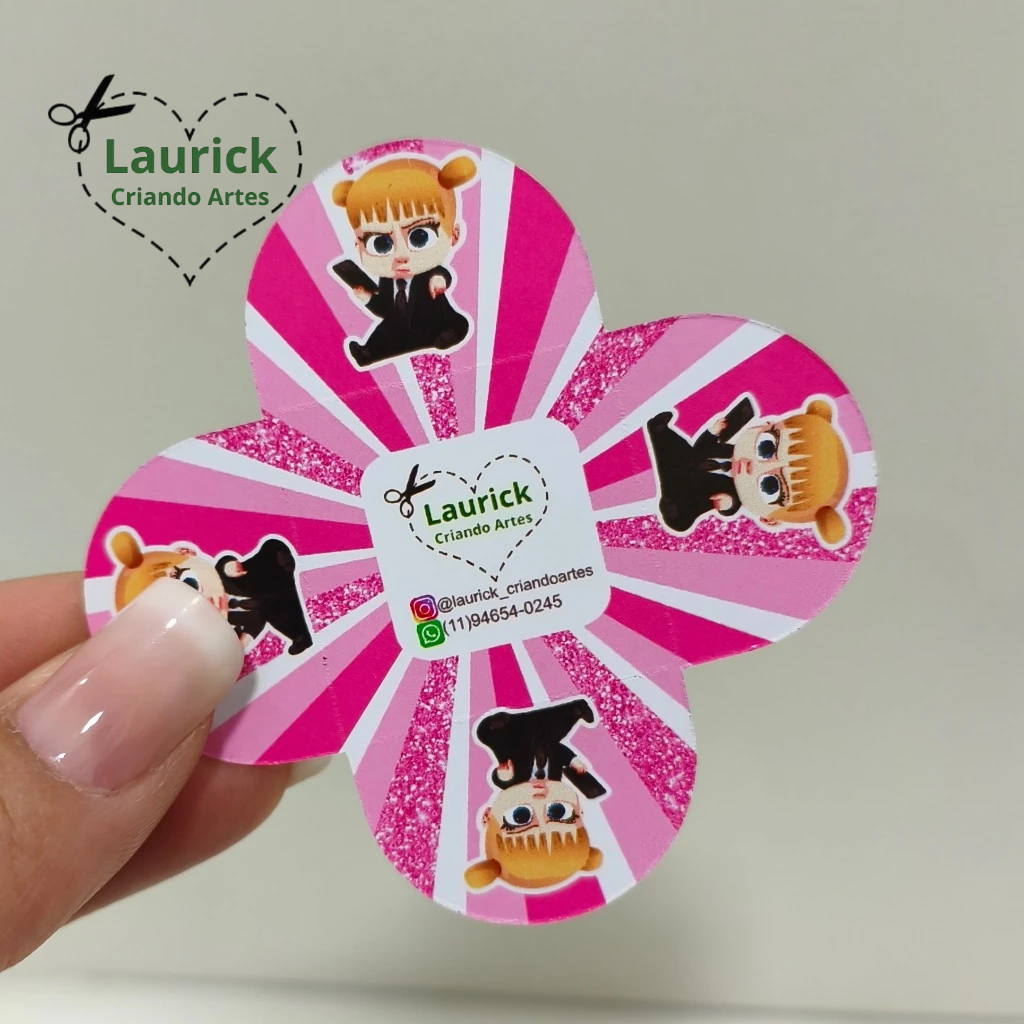 Forminhas para Brigadeiro Doces Festa Aniversário Personalizada A Poderosa Chefinha