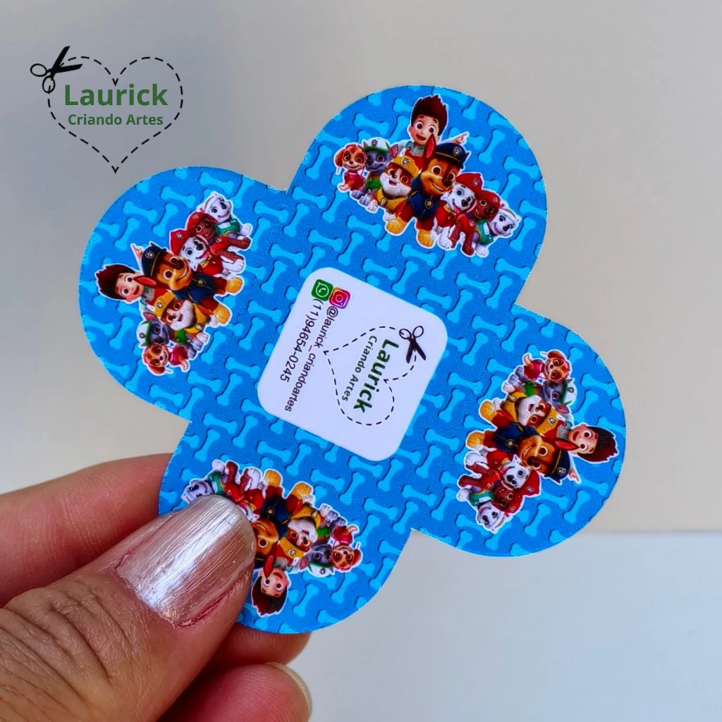 Forminhas para Brigadeiro Doces Festa Aniversário Personalizada Patrulha canina menino