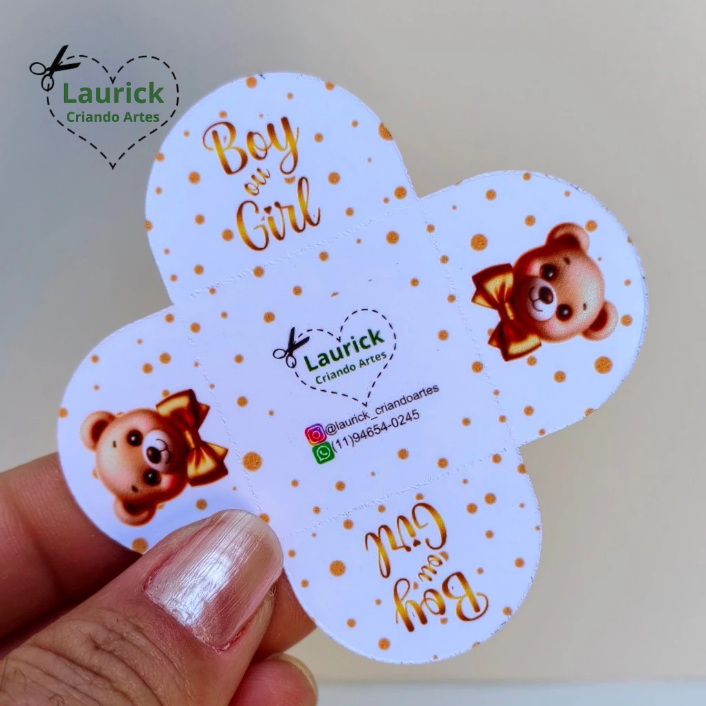 Forminhas para Brigadeiro Doces Festa Aniversário Personalizada Chá revelação