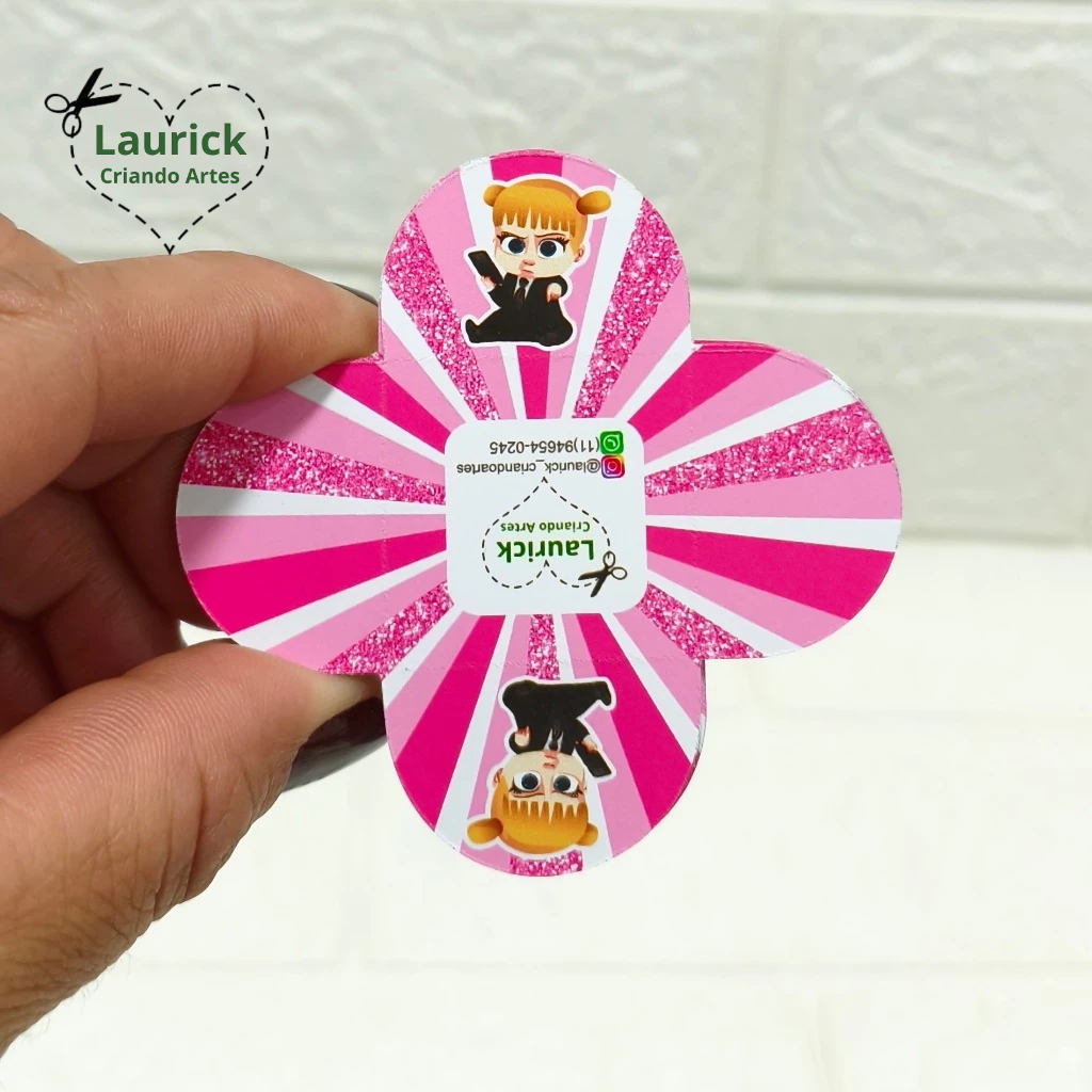 Forminhas para Brigadeiro Doces Festa Aniversário Personalizada A Poderosa Chefinha