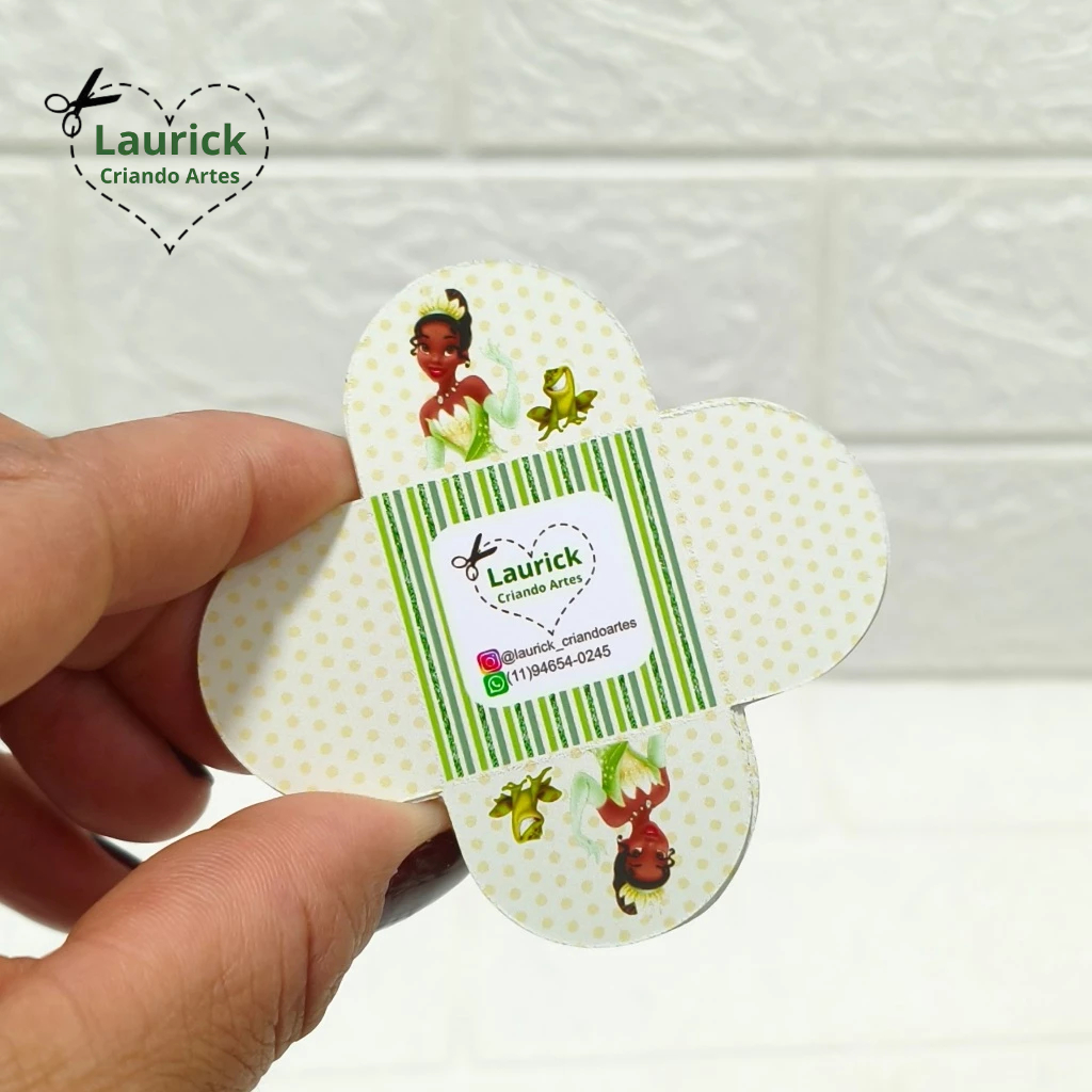 Forminhas para Brigadeiro Doces Festa Aniversário Personalizada Tiana A Princesa e o Sapo