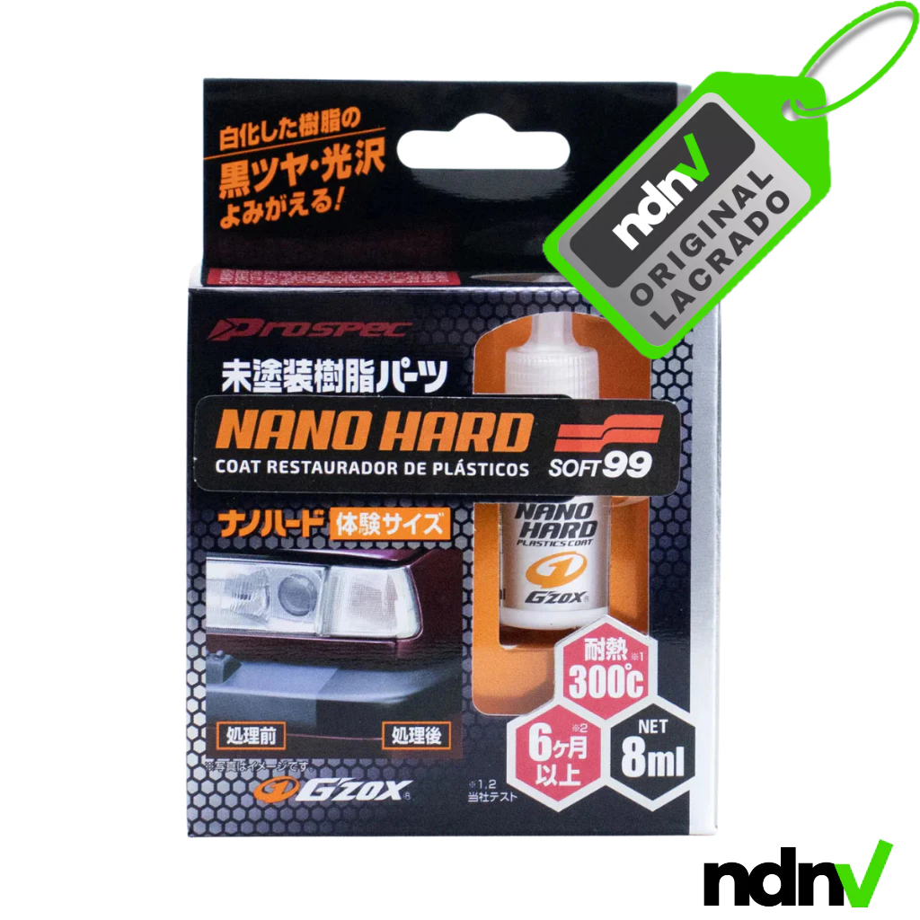 Restaurador e Protetor de Plásticos Nano Hard – 8ml – Soft99
